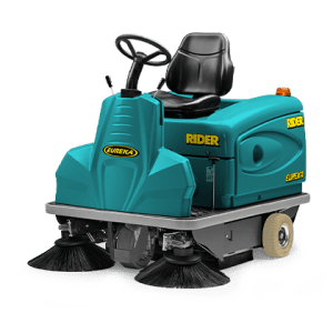 Barredora Industrial Rider 1201 Eureka, operador a bordo